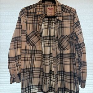 Two women’s flannels